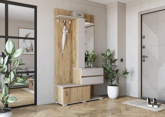 BAFRA Garderobe,Goldene Eiche/Kaschmir