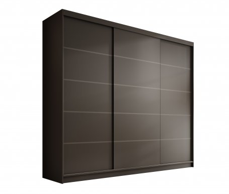 SW-AND-250 cm -BB Sliding wardrobe,Black matt