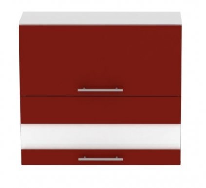 Standard WK1D1S80 80 cm Gloss acrylic Horizontal wall cabinet/glass door