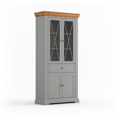 Marone Elite Grey/oak PLMEL02/S Vitriinkapp