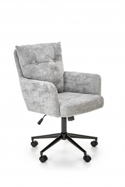 FLORES- Swivel armchair light grey