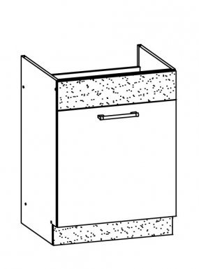 Modena TAFLA MD18/D60Z 60 cm Sink base cabinet