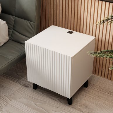 Pafos SZN Voodikapp laadijaga 2tk. Valge