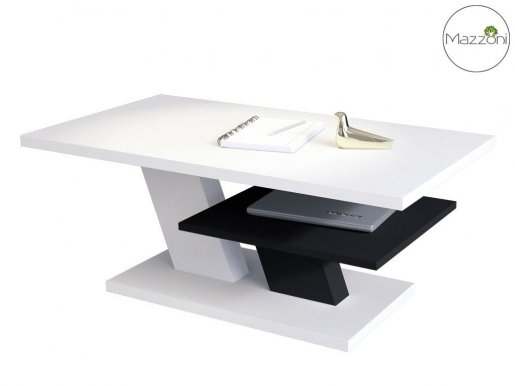 CLIFF law Diivanilaud,valge matt/must matt