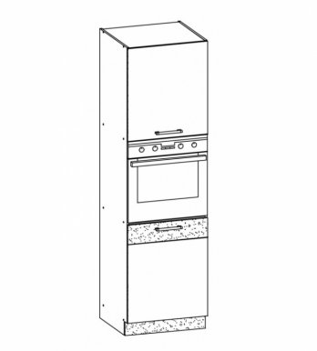 Modena TAFLA MD29/D60P L/P 60 cm Under oven tall cabinet