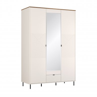 Evo- SZF LUS 3D1S Kleiderschrank mit Spiegel