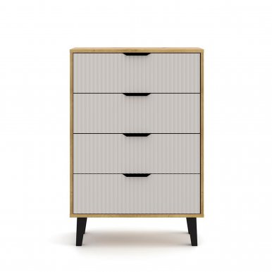 Borg-Duo kom4s Kommode,Eiche artisan/Kaschmir