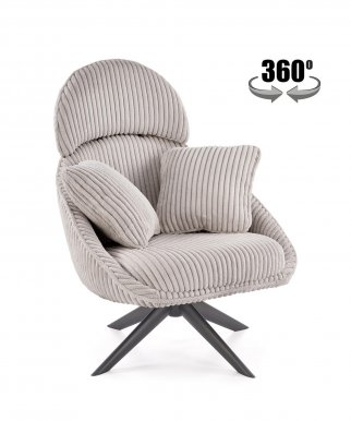 MERRY 2 Leisure chair with swivel function,cappuccino
