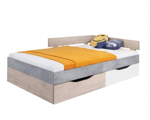 SigmaSI 16 L/R 120x200 Bed with two drawers