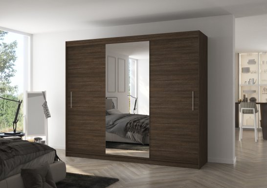 Denis Ds03 250 Choco Wardrobe with sliding doors