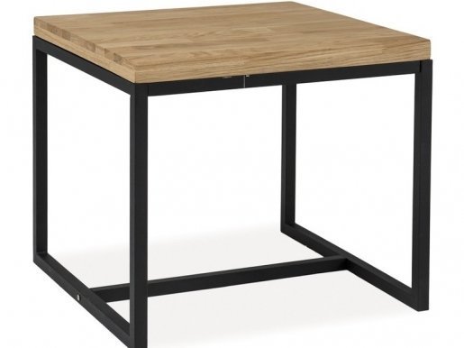 LOFT LORAS C L60X60 Table Oak/black