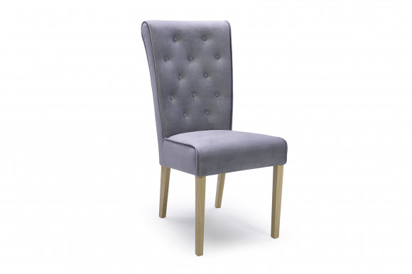 YORK Chair (Grey fabric Bluvel 10)