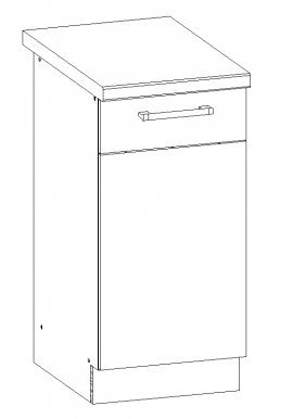 Modena TAFLA MD27/D40 L/P 40 cm Base cabinet