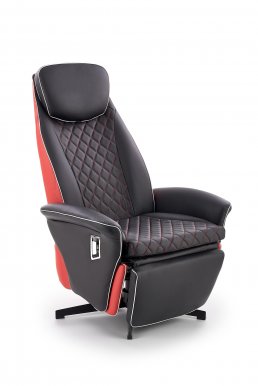 CAMARO recliner черный/красный