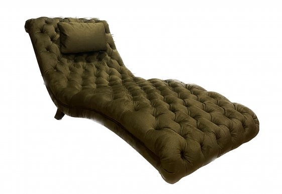 LORD Chaise Lounge (Olive fabric Monolith 38)