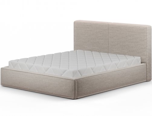 BE-PES ST-MET 160x200 Двуспальная кровать с ящиком для белья