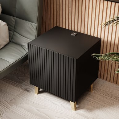 Pafos SZN Voodikapp laadijaga 2tk. Must