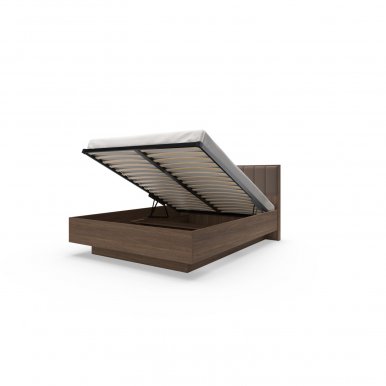 AMAO G LOZ 160+ST METAL Z POD GAZ.160x200 Voodi pesukastiga,Tamm dunin