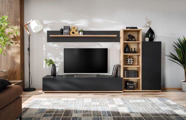 SILK III +LED Set Oak wotan/black
