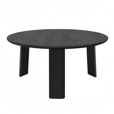Monti PRHMON71C Schwarze Esche (71cm) Runder Couchtisch