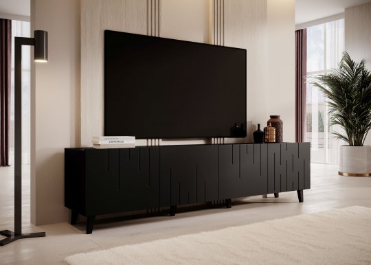 BARI RTV 200 4D TV cabinet Black