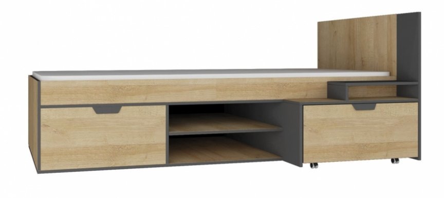 Nano NA 13 L/R 90x200 Oak riviera Bed