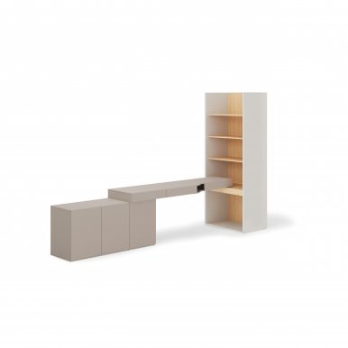 WOOW SET-08L (WO-11L,04,07 Vicenza Eiche gebleicht) Möbelset