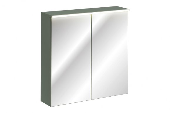 Sombra green 84-80-2D Spiegelschrank 80cm mit 2 Türen und LED-Beleuchtung