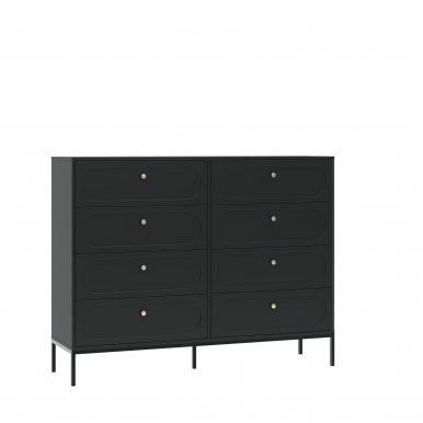 Intermu KOM 8S Chest of drawers,Black