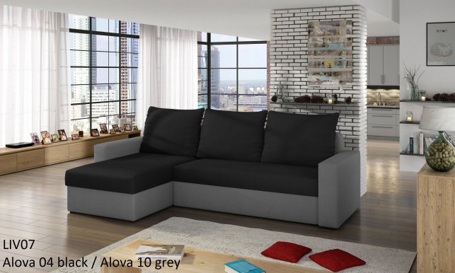 LIV- 07 Corner sofa (Alova 04/ Alova 10)