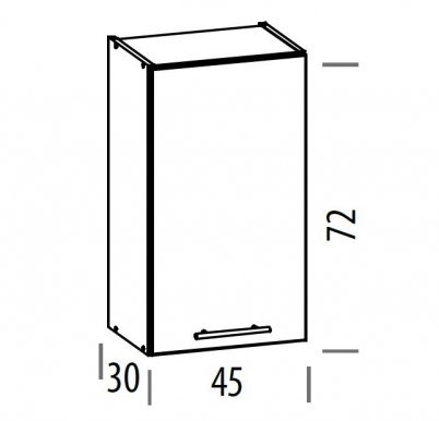 TIFANY T4/G45 L/P Hängeschrank