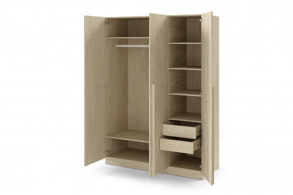 BRG SZF-2 z szuf +2 drawers Wardrobe,Cremona oak