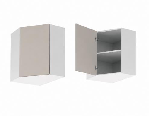 Total G60N2 L/R 60/60 Wandeckschrank,Beige 