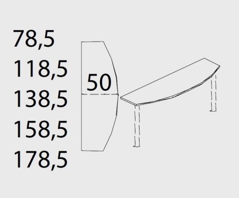 Hebe BP68 + PB48,BP49,BP50 Savienotājs galdam