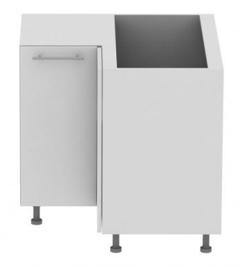 Standard DNP 85 cm Ламинат Напольный угловой шкаф с полкой
