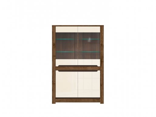 Russo REG2W2D Glass-fronted cabinet