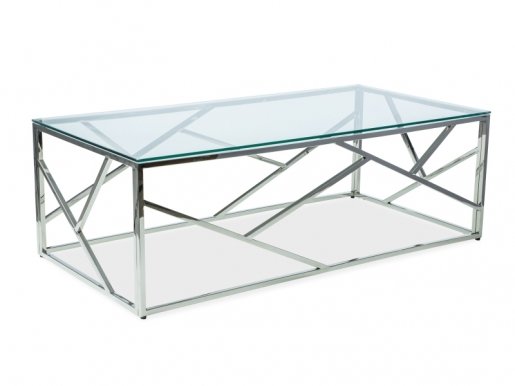 ESCADA A 120X60 Coffee table Silver