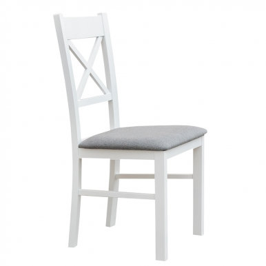 Belluno Elegante DRM KT22/M Chair White/Grey fabric