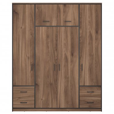 Amber SZF6D4S Wardrobe with 6 doors and 4 drawers