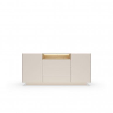 HARD C Chest of drawers,Beige/Cremona Oak
