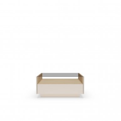 HARD F Coffee table,Beige/Cremona Oak