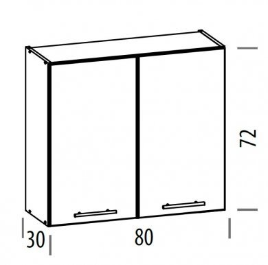 TIFANY T11/G80 Hängeschrank