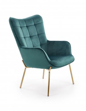 CASTEL 2 FOT Armchair (Dark green)