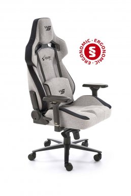 ALISTER office chair, grey / black