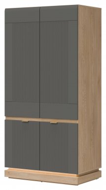 MILTON-ML 08 Шкаф,Cremona torro oak/grey matt