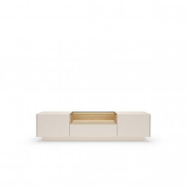 HARD E TV cabinet,Beige/Cremona Oak