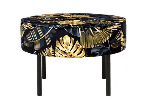 Lafu Tumba (Print Monstera 02 Gold Black)