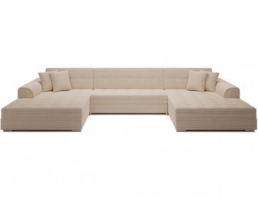 VET-00 Universal Ecksofa U-Form (Jarell 18 Beige)