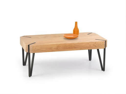 EMILY Coffee table golden oak/black