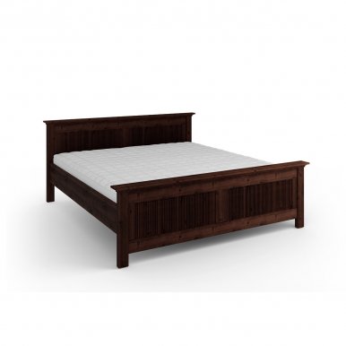 Rosella SKROS160x200+WKL Tabacco Pine Двуспальная кровать с основанием для матраса